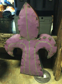 Fleur de Lis Repurposed Metal