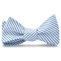blue and white bow tie by bird dog bay now at riverbend fairhope