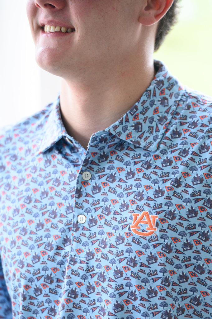 auburn dress shirt JNJ Apparel Auburn Classic AU Campus Polo – RiverbendFairhope