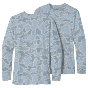 Over Under L/S Tidal Tech - Water Camo