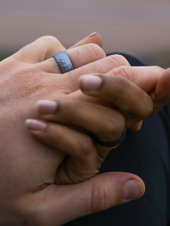 Qalo Functional Metallic Forged Wedding Ring Men's – RiverbendFairhope