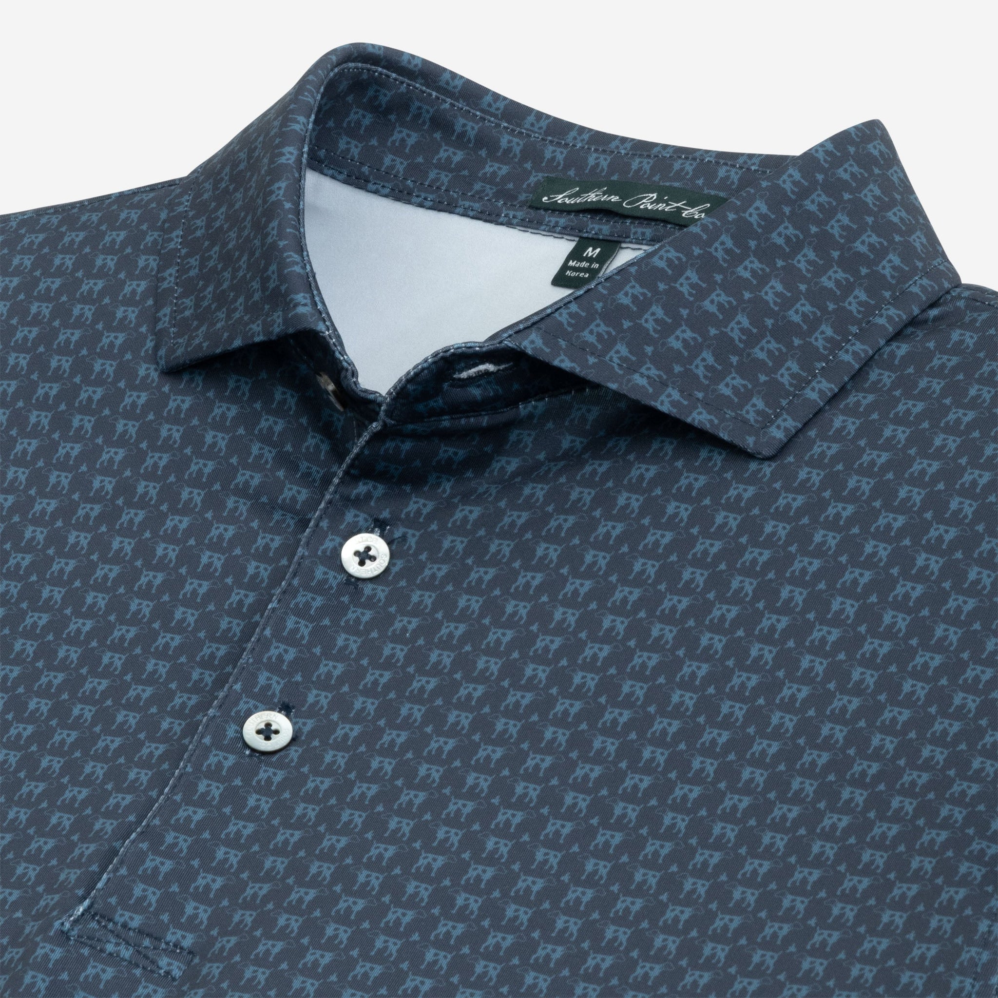 Southern Point Co. The Heritage Polo - Greyton Pattern Southern Point Co. The Heritage Polo - Greyton Pattern