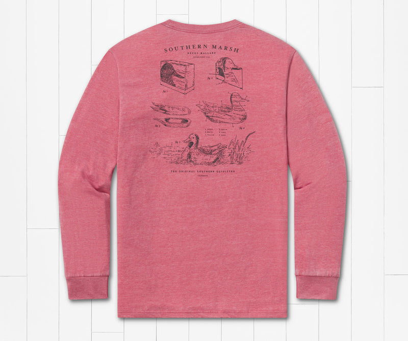 Southern Marsh SEAWASH™ Tee - Mallard in the Making - Long Sleeve
