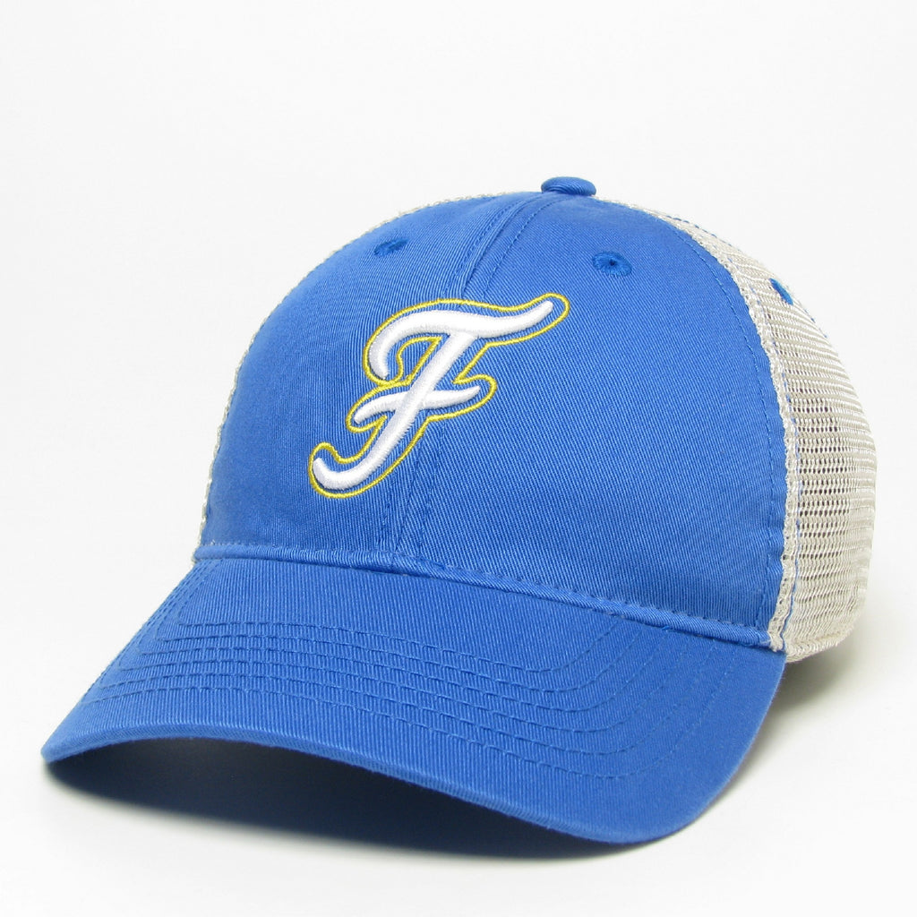 blue fairhope "f" baseball cap hat