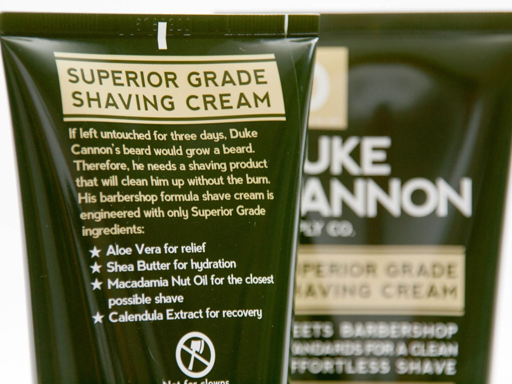 Superior Grade Shaving Cream by Duke Cannon