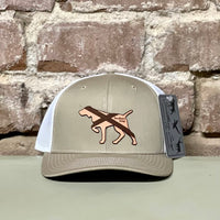 Southern Snap Alabama Flag Pointer Leather Patch