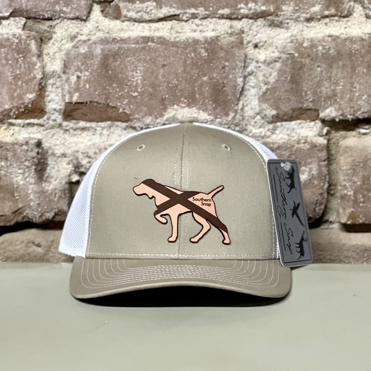 Southern Snap Alabama Flag Pointer Leather Patch