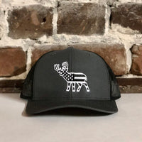 Southern Snap American Flag Deer Embroidered Hat