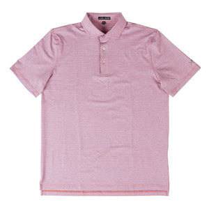 Southern Point Co. Classic Heathered Stripe Performance Polo