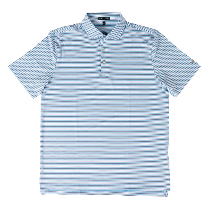 Southern Point Youth Caddie Stripe Performance Polo