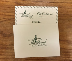 Riverbend Gift Certificates