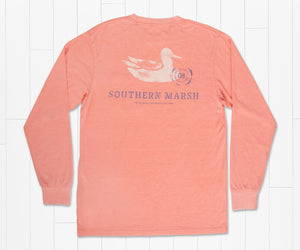 Southern Marsh Men's LS SEAWASH™ Tee - Stamped Duck