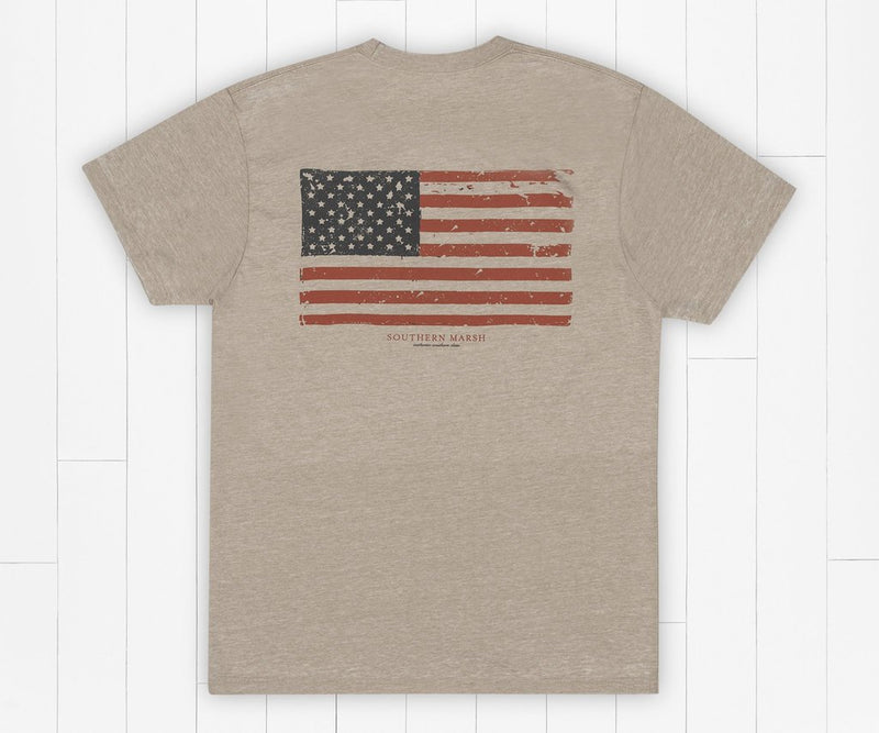 Southern Marsh Seawash Tee - Vintage Flag