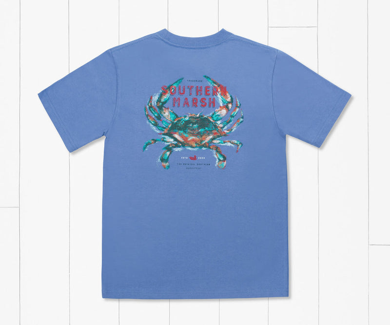 Southern Marsh Impressions Crab Tee