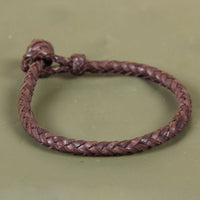 Colonel Littleton Braided Leather Bracelet