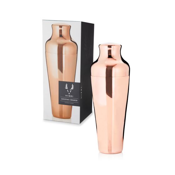 Viski Copper Parisian Cocktail Shaker