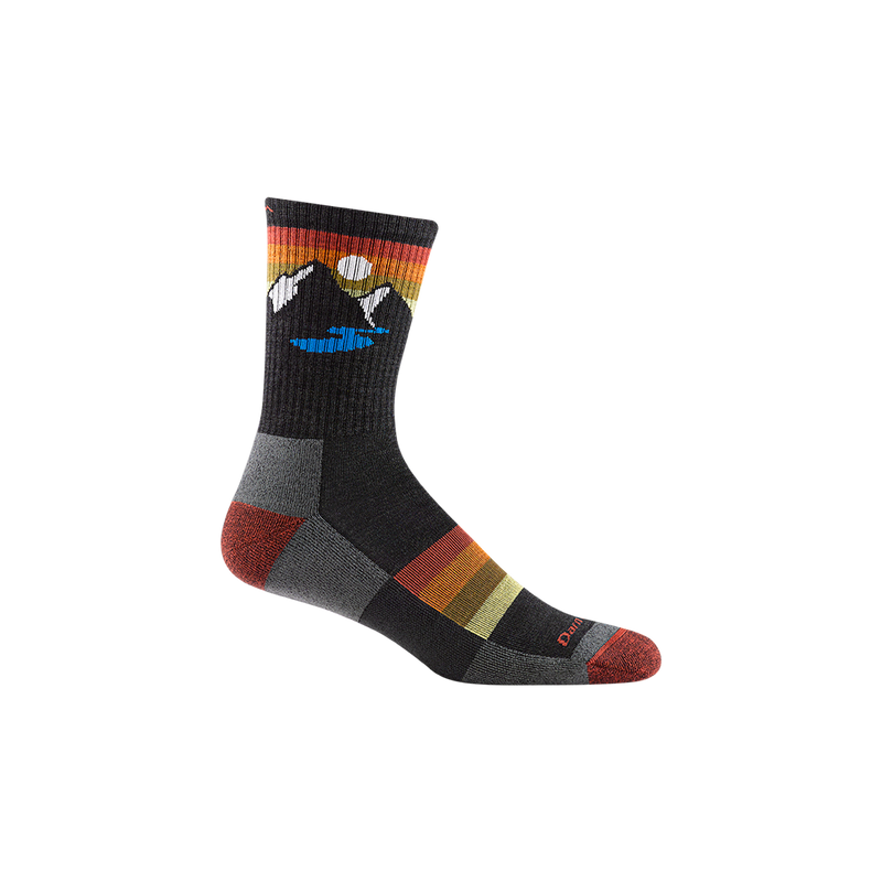 Darn Tough Men's Sunset Ridge Micro Crew Lightweight Hiking Sock