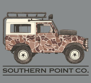 Southern Point L/S Tee - Defender 90
